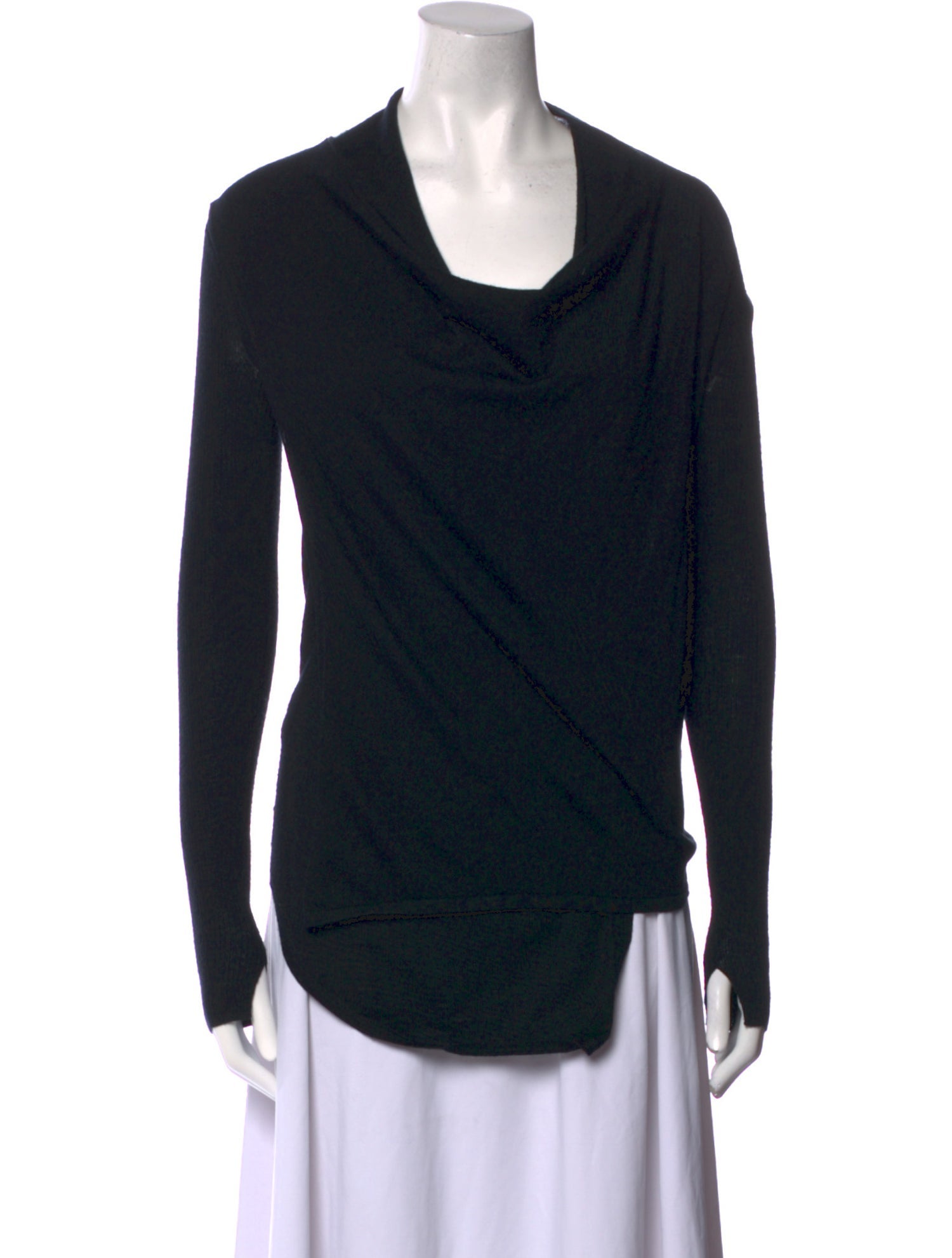 AllSaints Merino Wool Cowl Neck Sweater